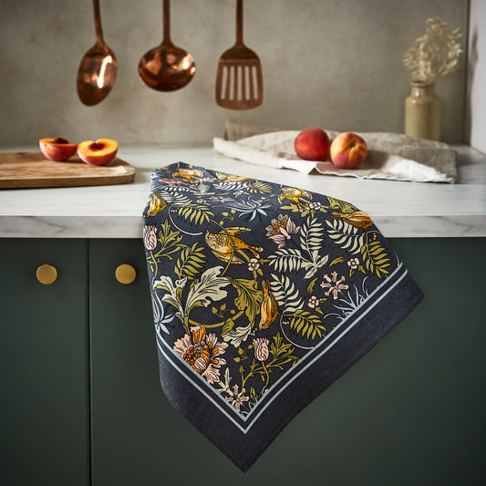 Finch & Flower Tea Towel