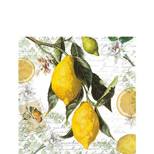 Cocktail Napkin Lemon