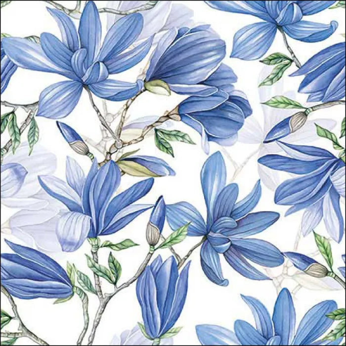 Luncheon Napkin Magnolia Acuminata White