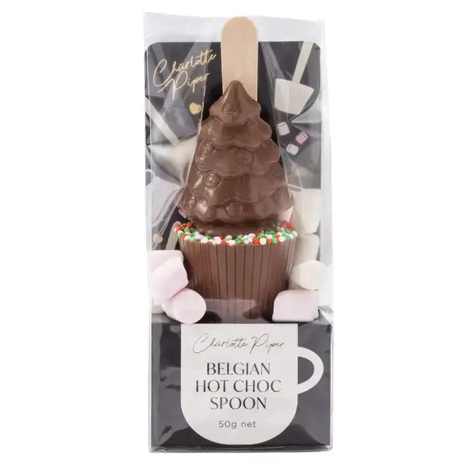 Hot Chocolate Sprinkle Tree Spoon | Milk - Charlotte Piper 50g