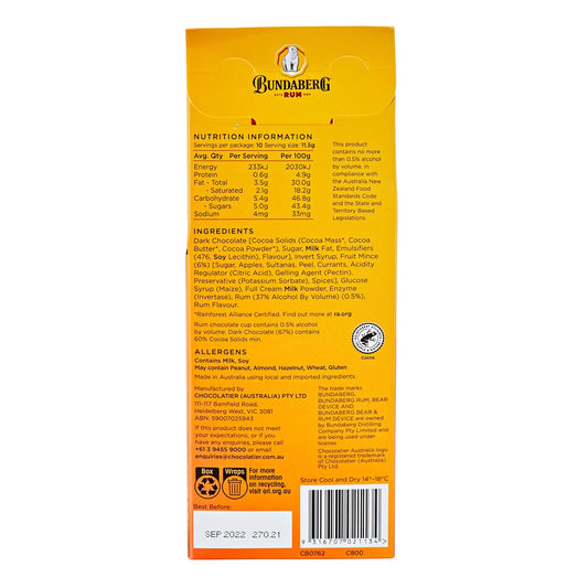 Bundaberg Rum Liqueur Truffles - Chocolatier