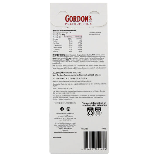 Gordon's Pink Gin Liqueur Truffles - Chocolatier