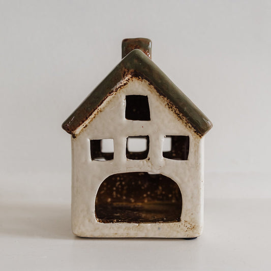 Alsace Tealight Villa Olive Green