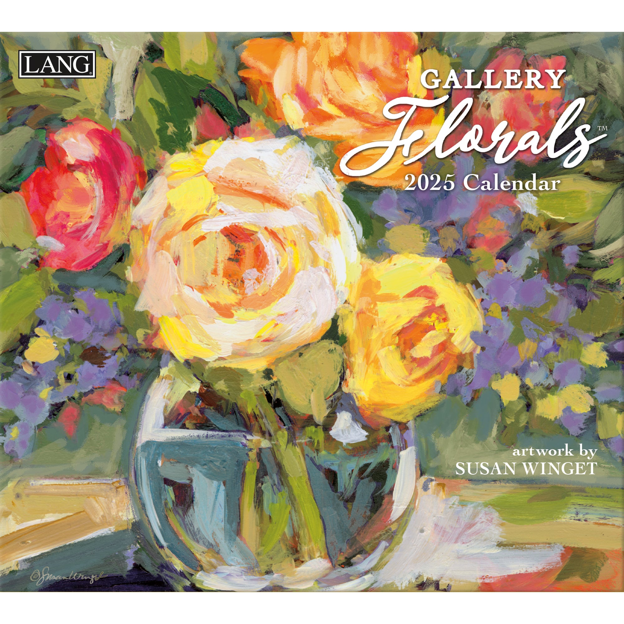 Gallery Florals 2025 Wall Calendar A.W. Smith & Sons Gift & Homewares