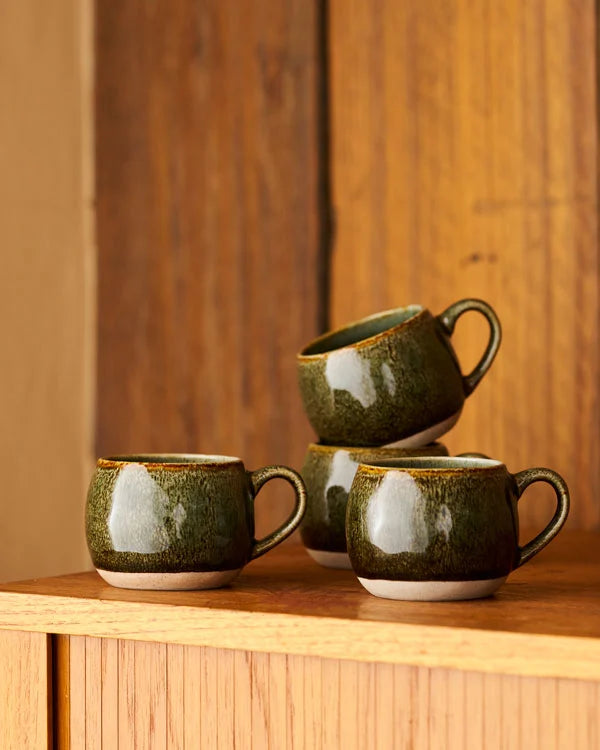 Mineral Mug Serpentine 4pk