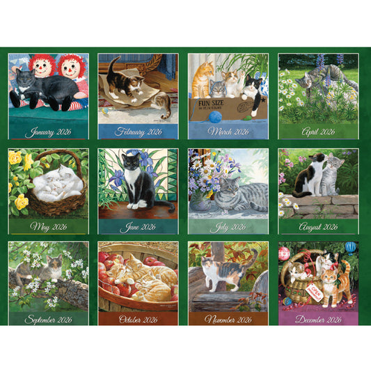 Love of Cats 2026 Wall Calendar
