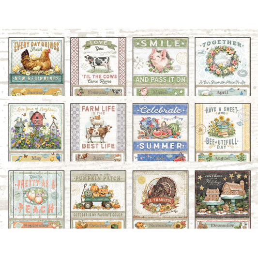 Farmhouse 2026 Wall Calendar