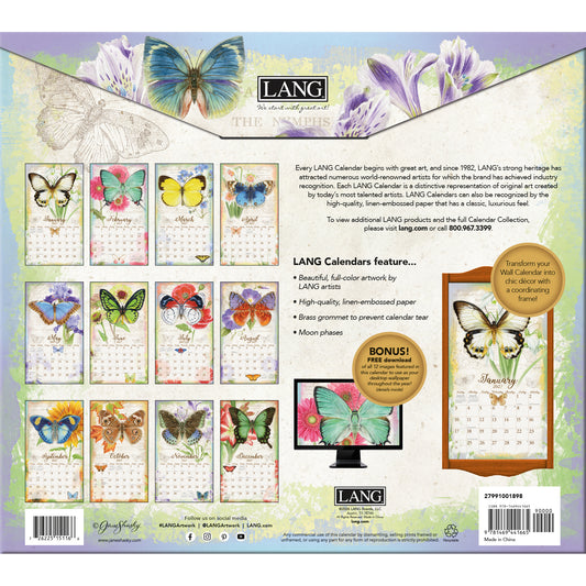 Butterflies 2027 Wall Calendar