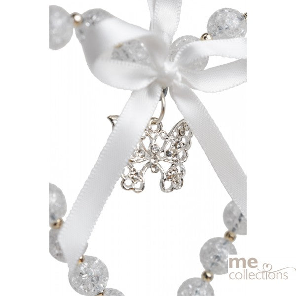 Crystal Bead Heart with Asst Diamante Charm