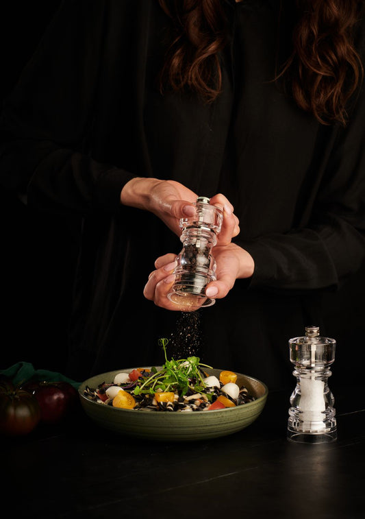 London Acrylic Salt & Pepper Mill Set 13cm