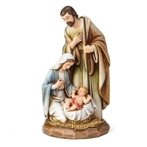 Wood Carved Look - Holy Family