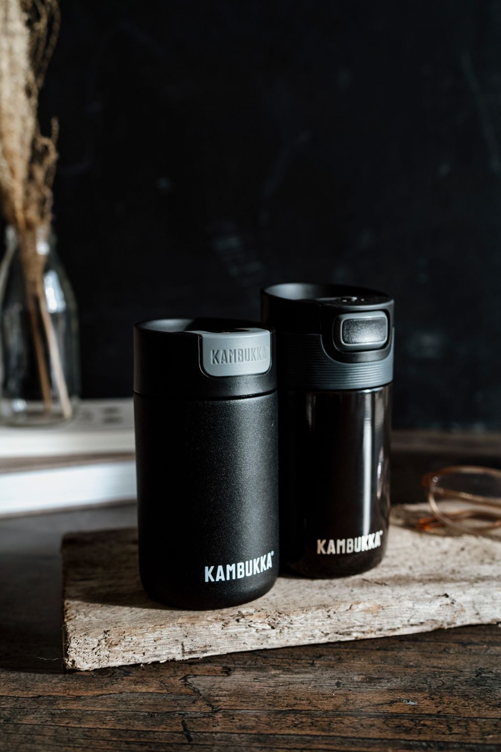Kambukka Etna S/S Tumbler 300ml | Pitch Black
