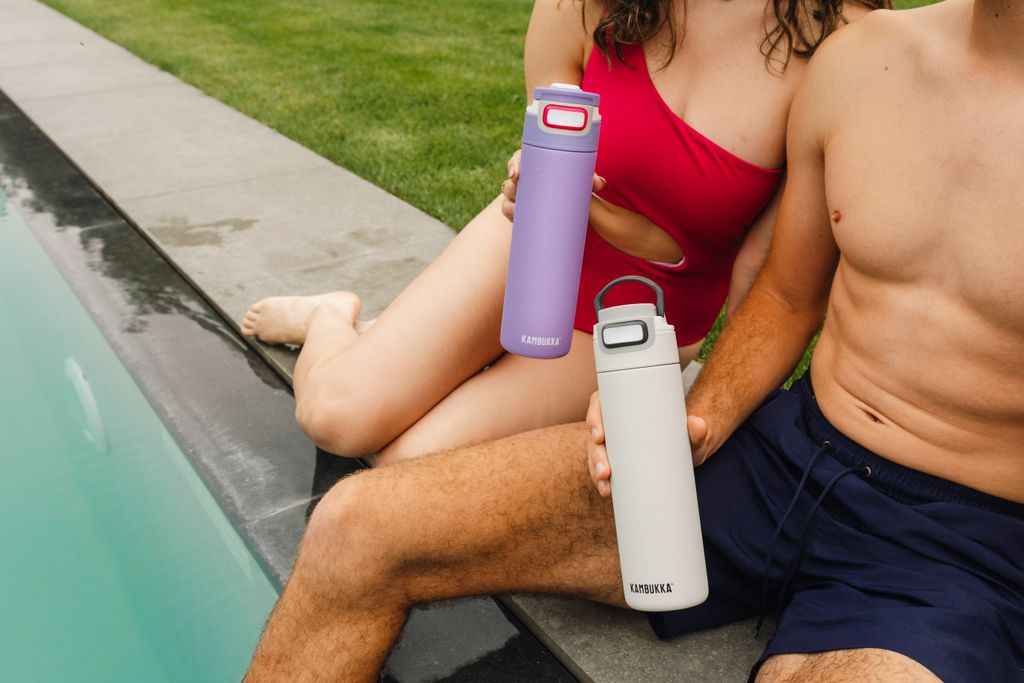 Kambukka Elton Insulated Bottle 600ml | Chalk White