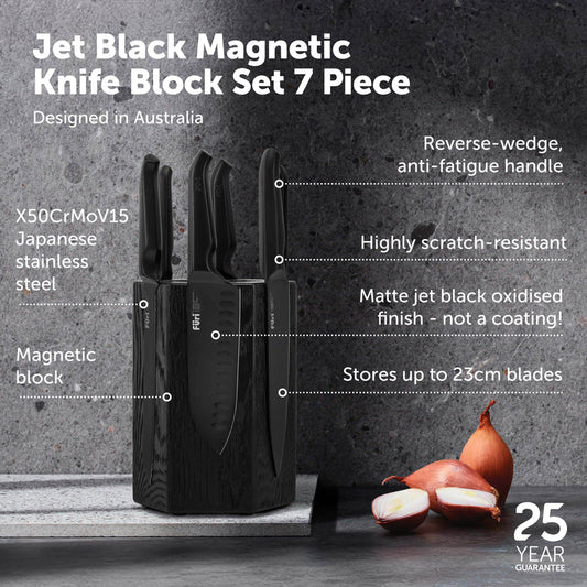 Furi Pro Jet Black Hexagonal Block Set 7pce