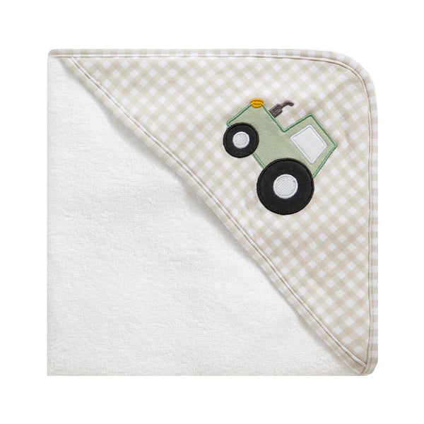Baby Towel Hooded - Tractor Ride