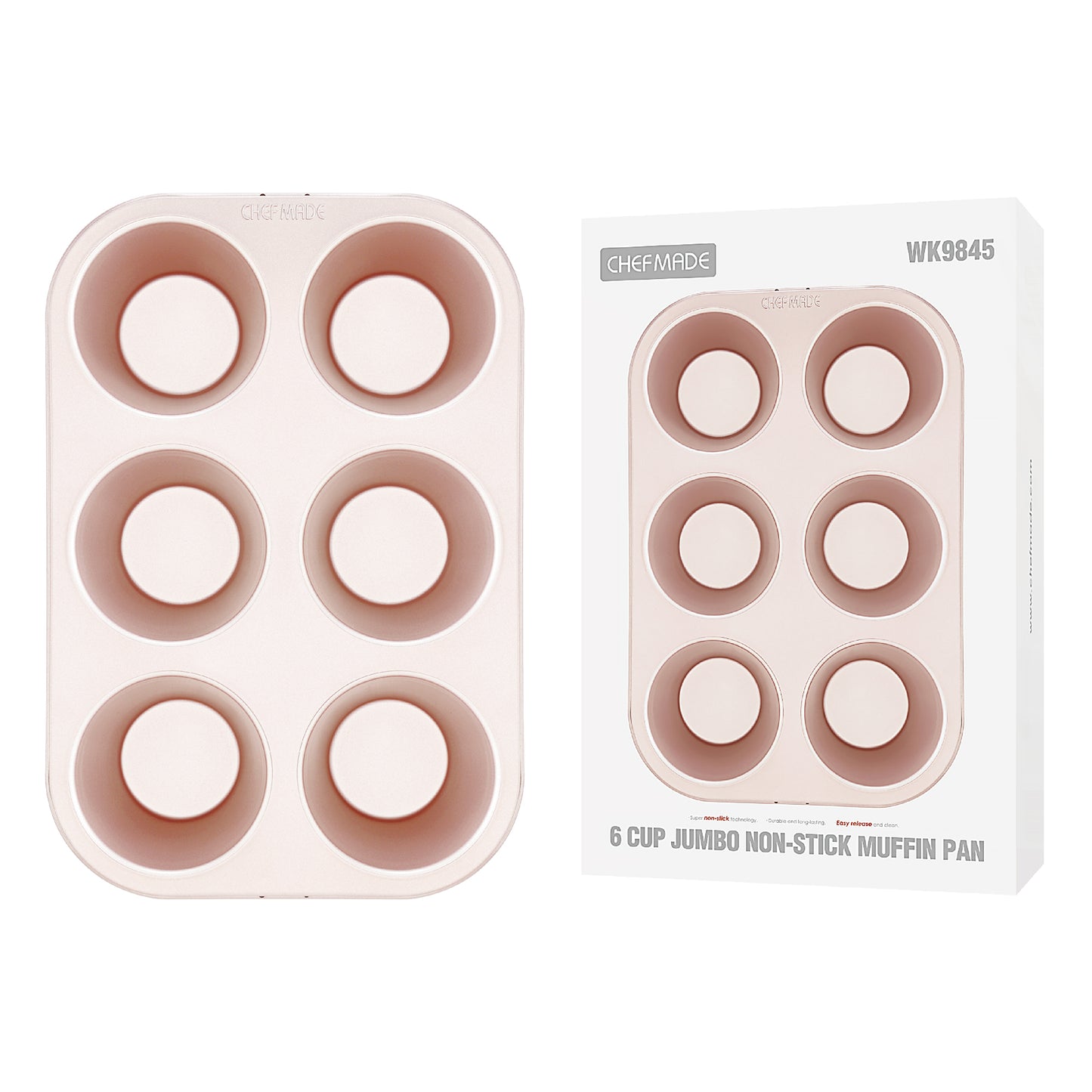 Jumbo Muffin Pan - 6 Cup