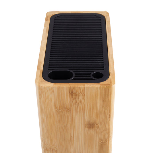 Rectangle Universal Knife Block | Bamboo (empty)