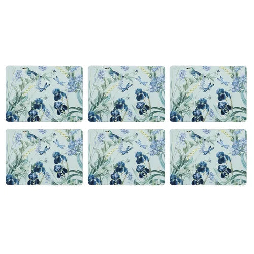 Iris Garden Placemats 6pk