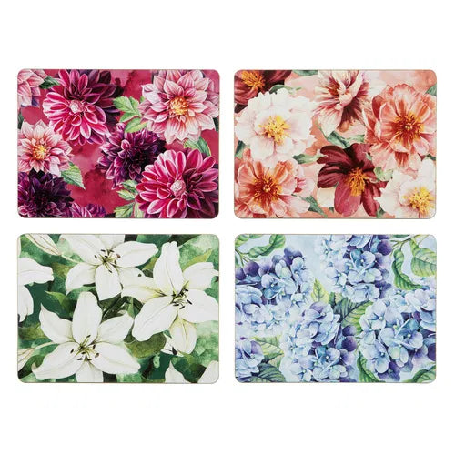Bold Blooms Placemats 4pk