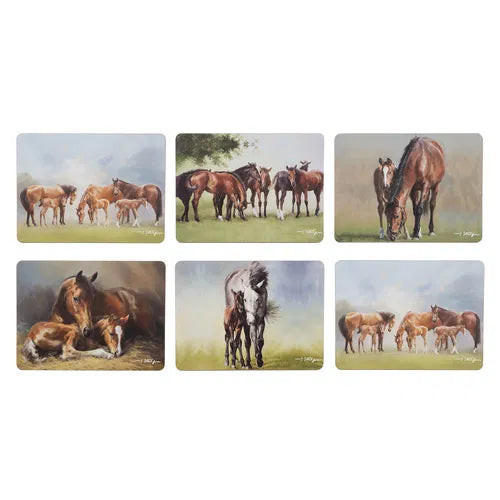Mares & Foals Placemats 6pk