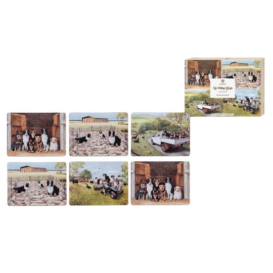 Working Dogs Placemats 6pk