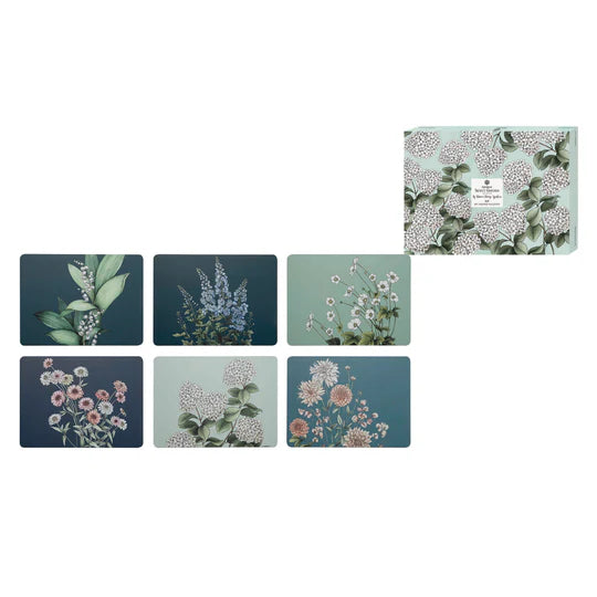 Secret Garden Blue Placemats pk6