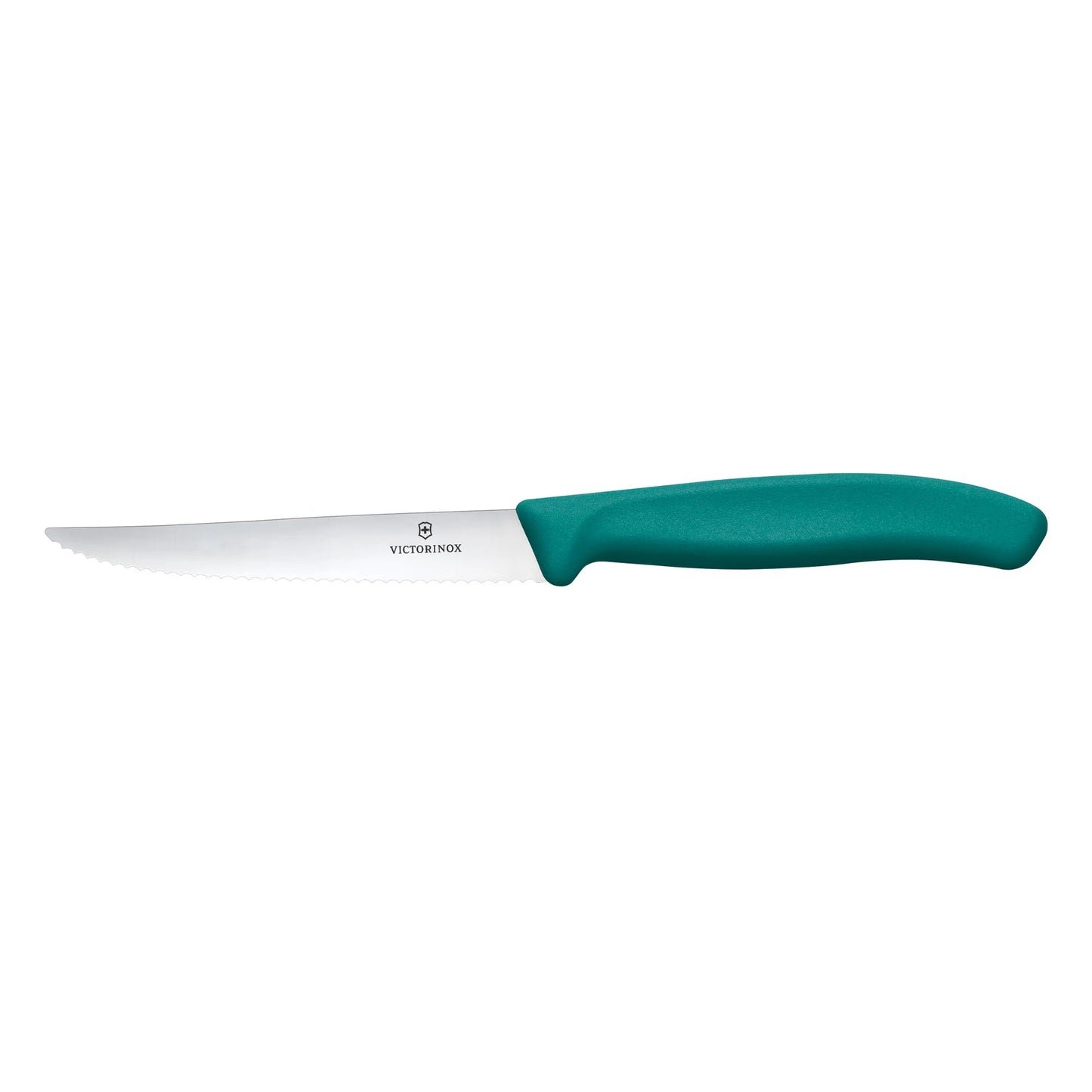 Victorinox Steak Knife Pointed Wavy Edge | New Green