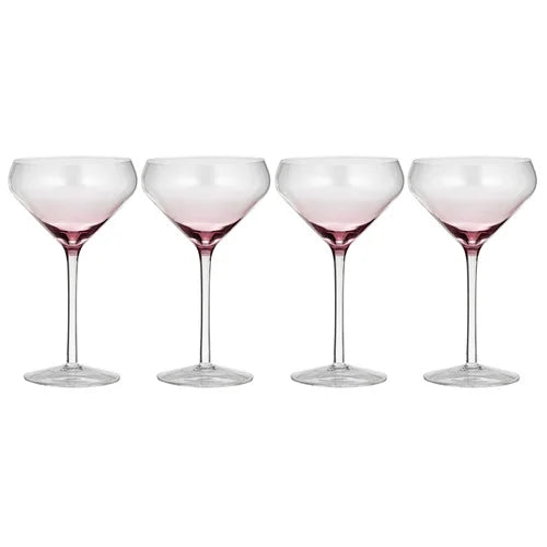 Prism Coupe Glasses | Plum