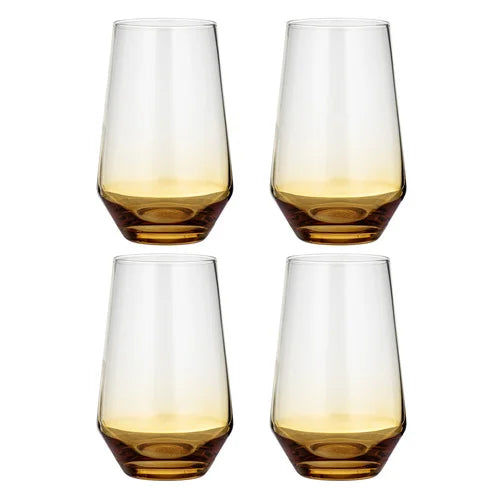 Prism Highball Tumbler | Amber