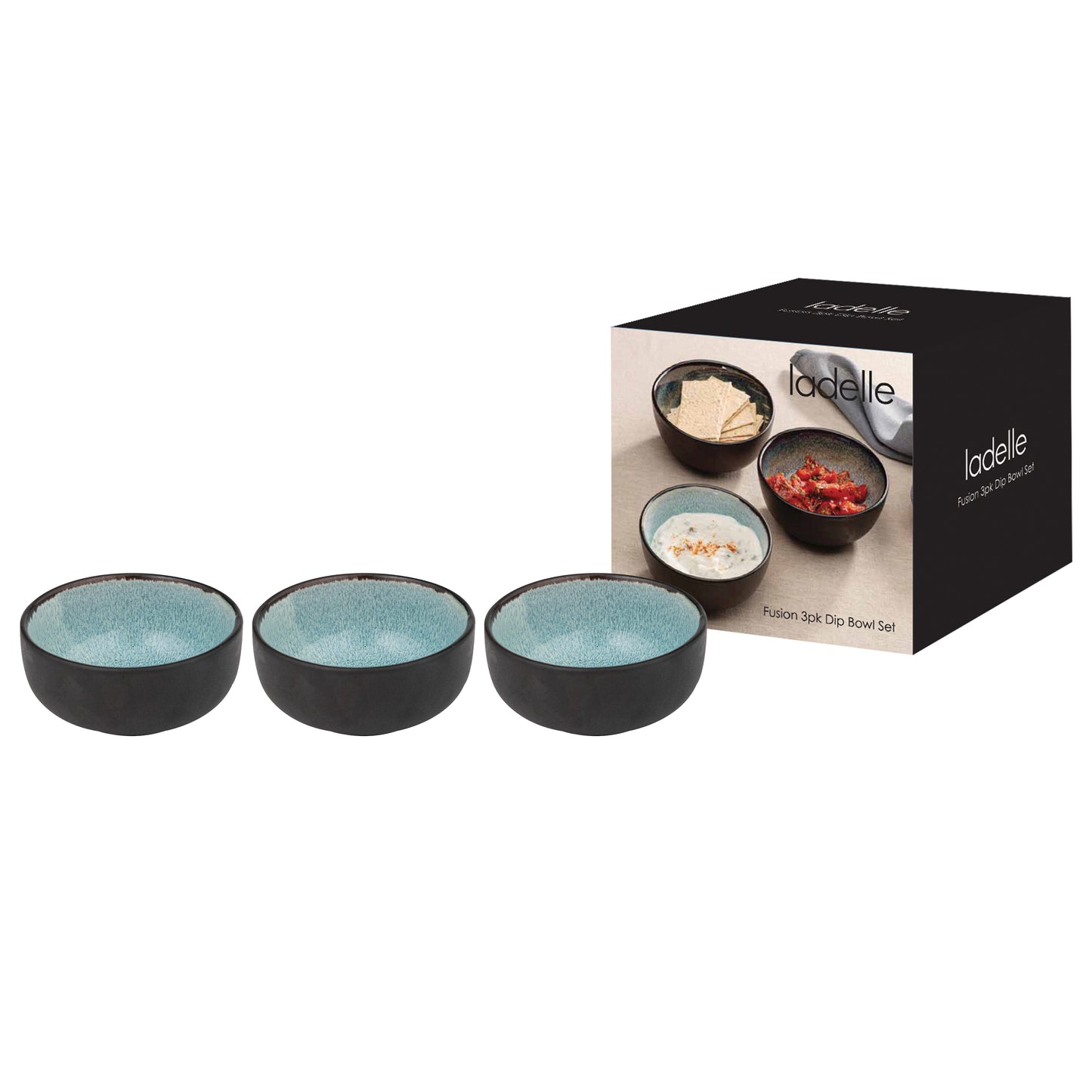 Fusion Dip Bowl 3pk | Teal