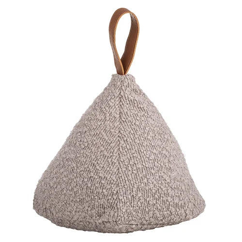Boucle Taupe Door Stop
