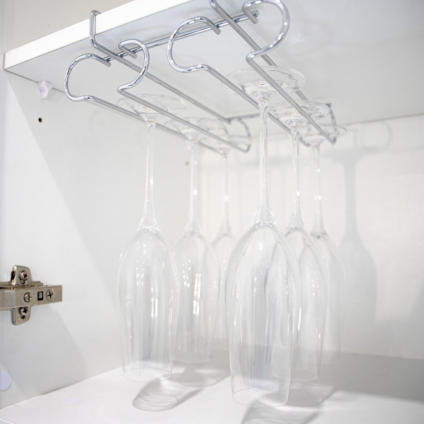 Undershelf 2 Rail Stemware Rack