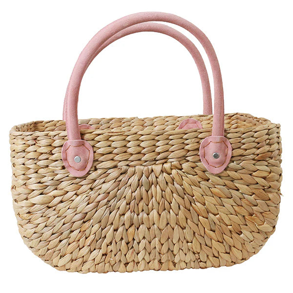 Harvest Basket with Rosie Suede Handle
