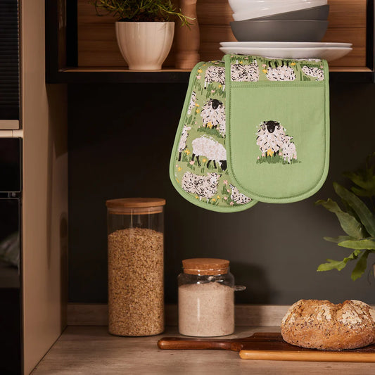 Woolly Sheep Double Oven Glove