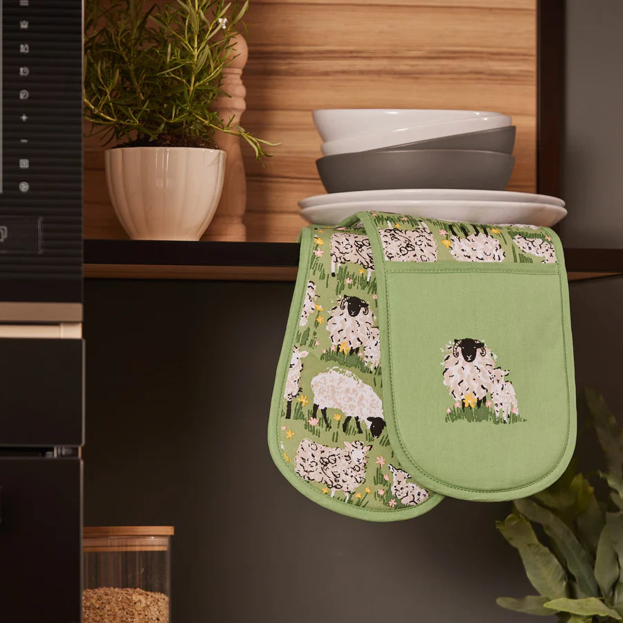 Woolly Sheep Double Oven Glove