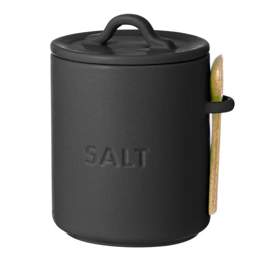 Essentials Salt Cellar - Charcoal