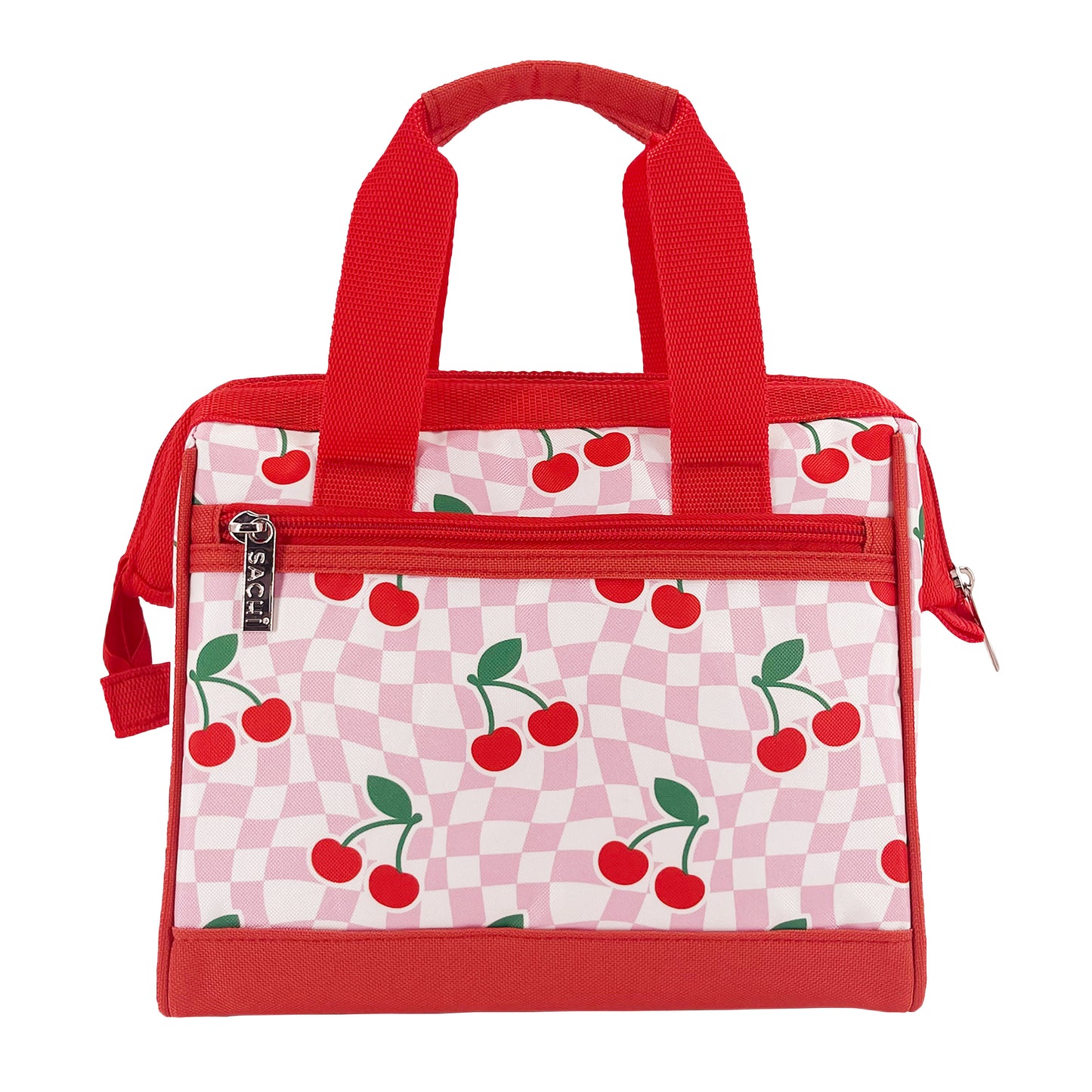 Sachi Style 34 Insulated Lunch Bag - Chequered Cherries