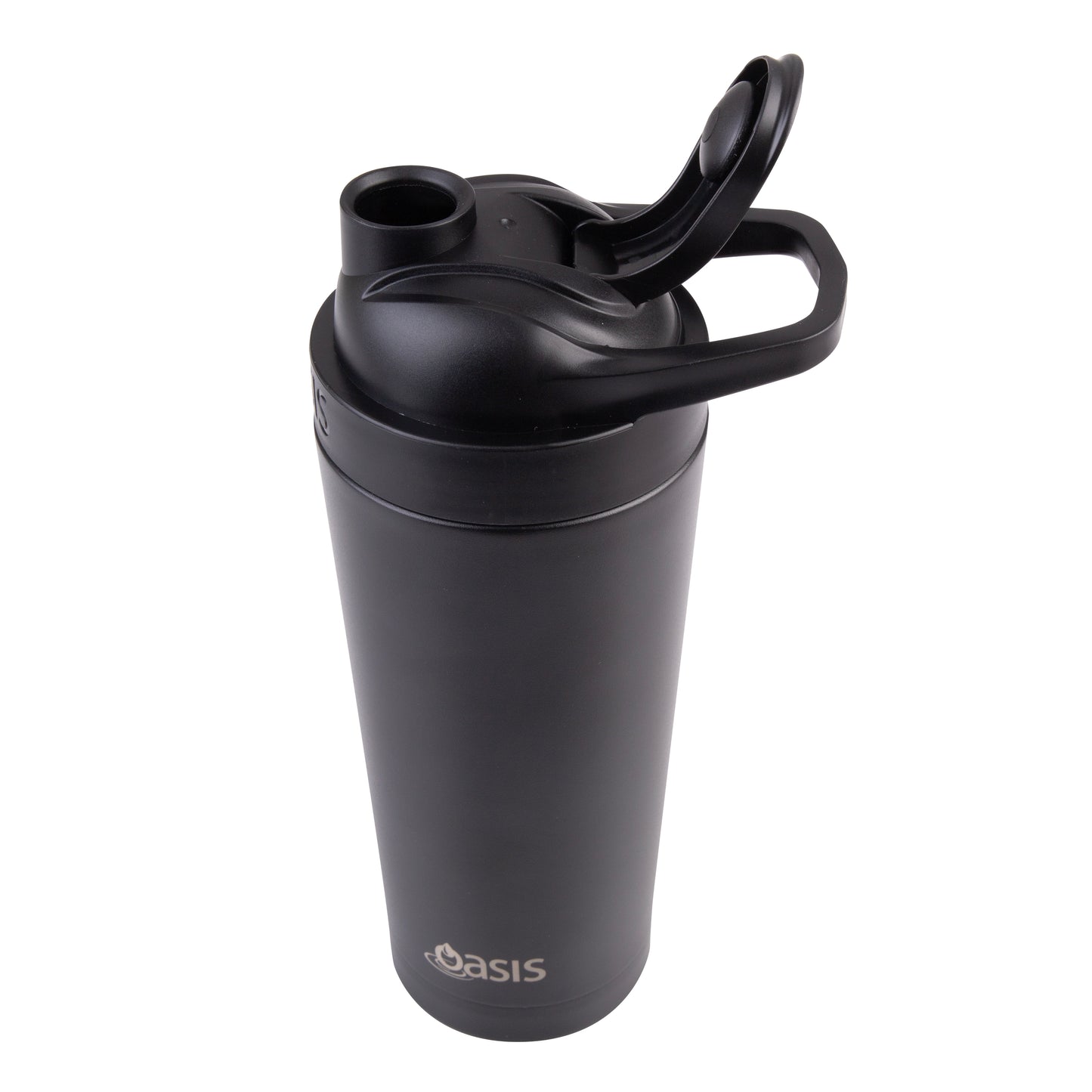 Double Wall Insulated Protein Shaker 700ml | Black