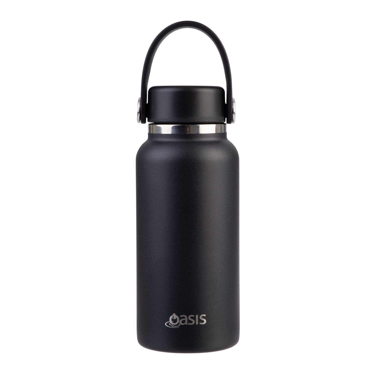 Oasis 'Mini' Drink Bottle S/S Double Walled 300ml | Black
