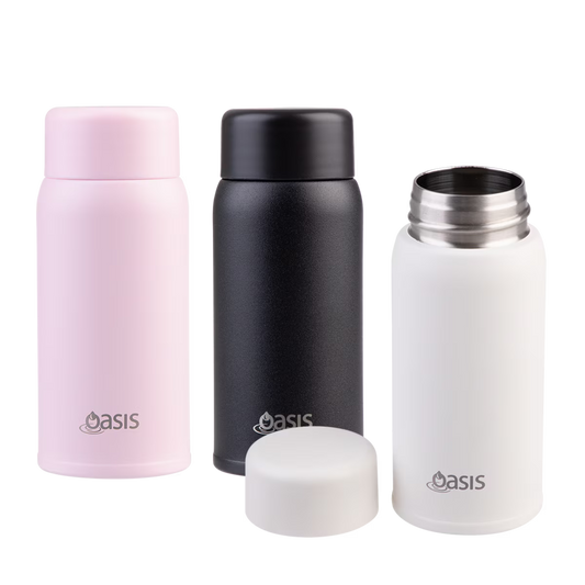 Oasis 'Mini-Mini' Drink Bottle S/S Double Walled 150ml | Linen