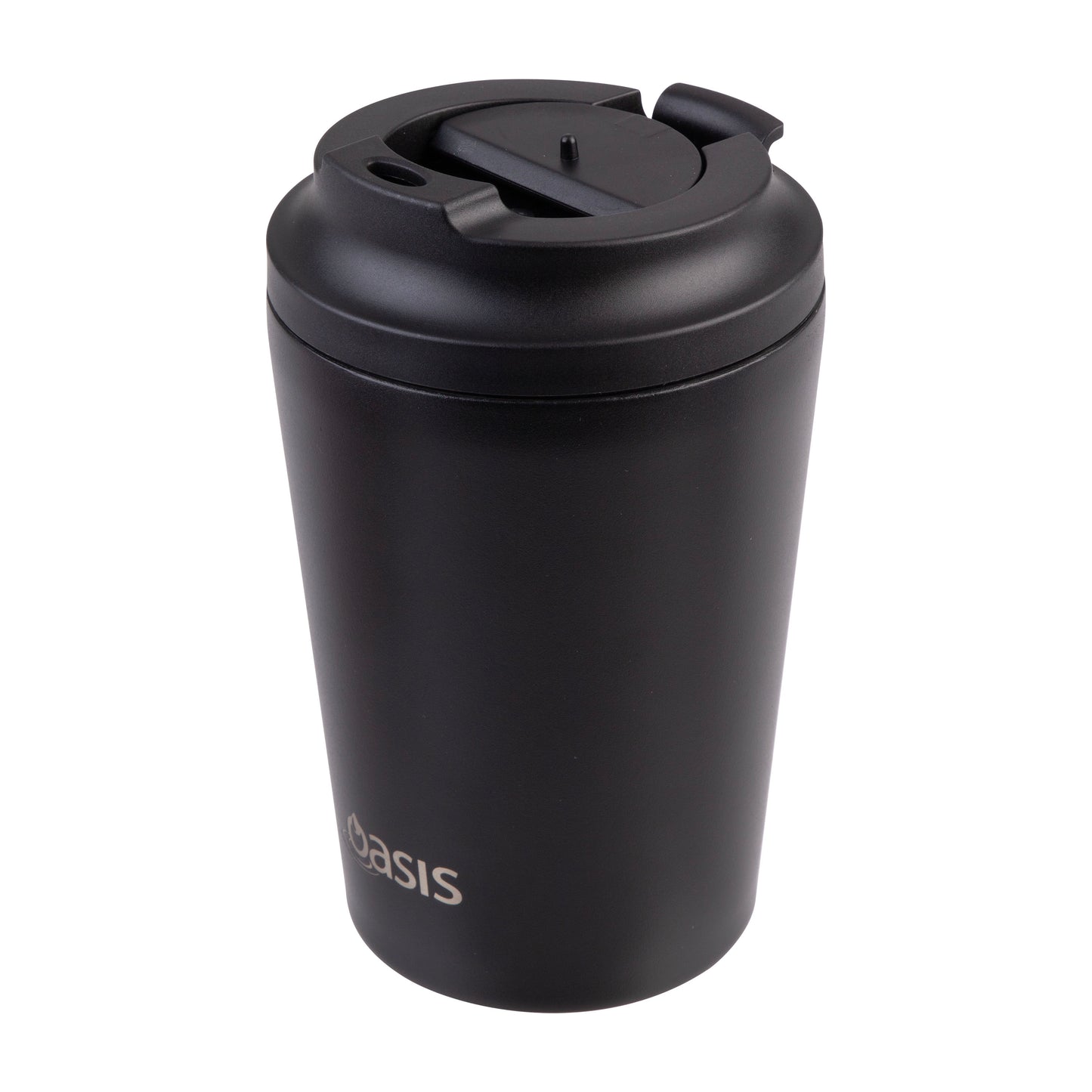 Ceramic Lined S/S Double Wall Coffee Cup | Black 360ml