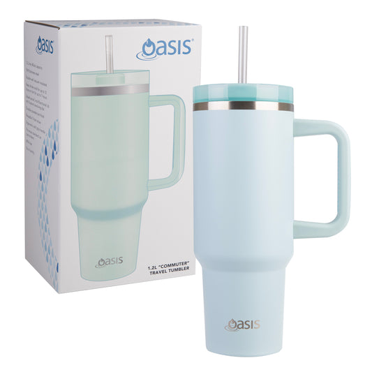 Commuter Travel Tumbler S/S Double Wall 1.2lt | Sea Mist