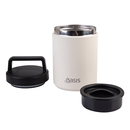 Insulated Food Flask with Handle | Alabaster 480ml
