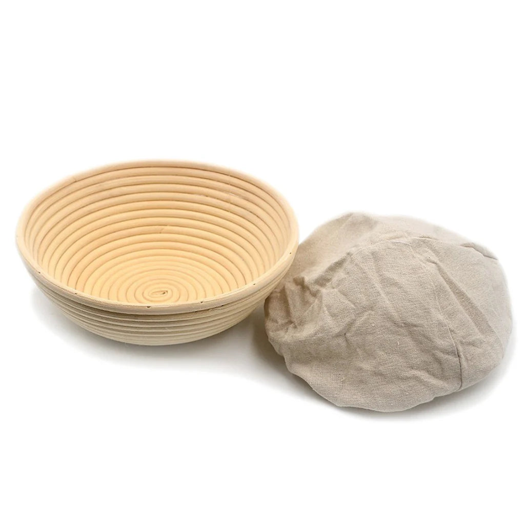 Brunswick Bakers 23cm Round Proving Basket with Liner