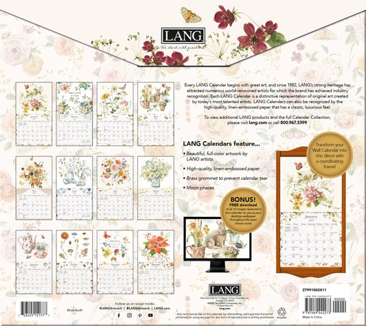 Watercolour Seasons 2027 Wall Calendar