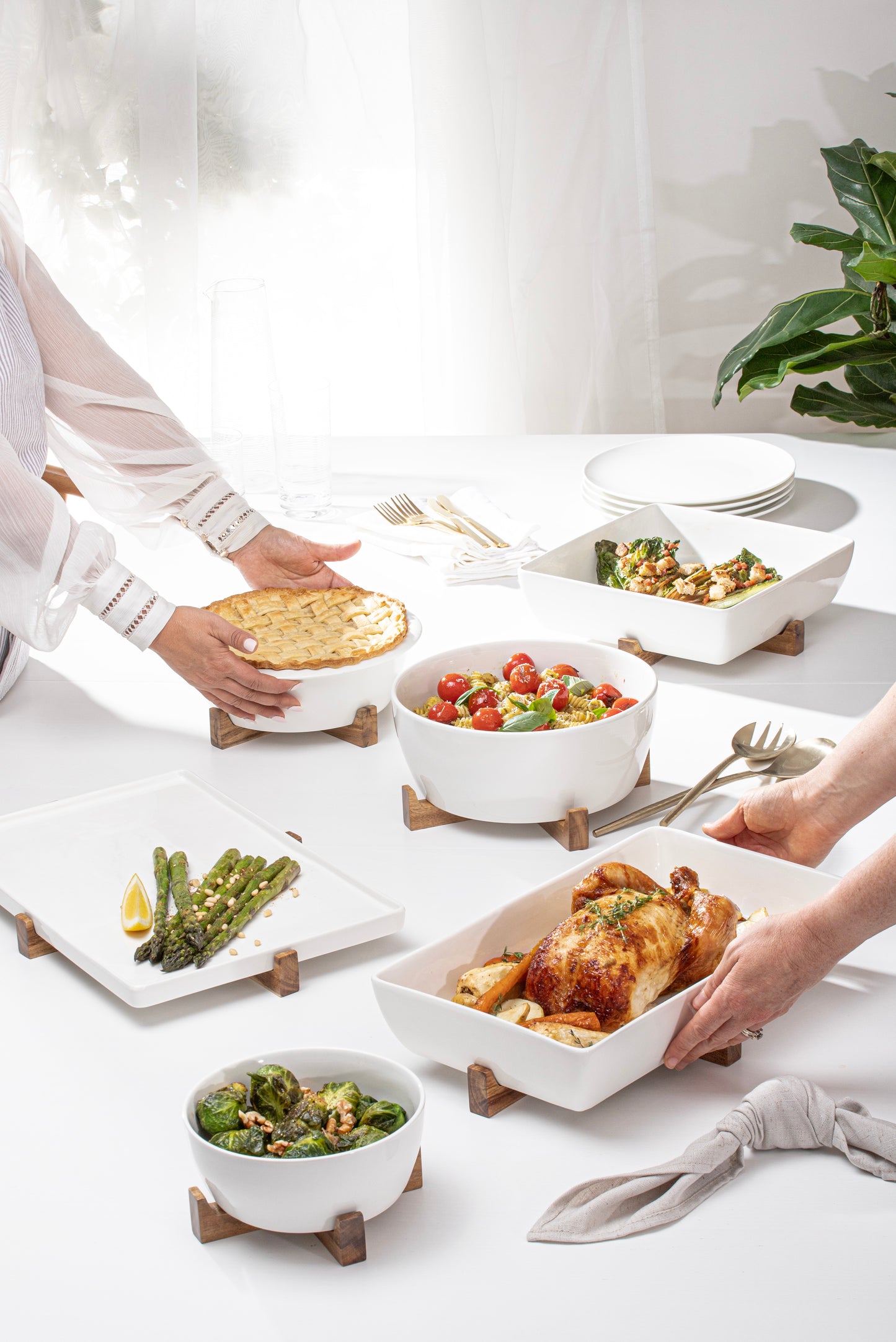 Alto Oven to Table Square Dish with Trivet