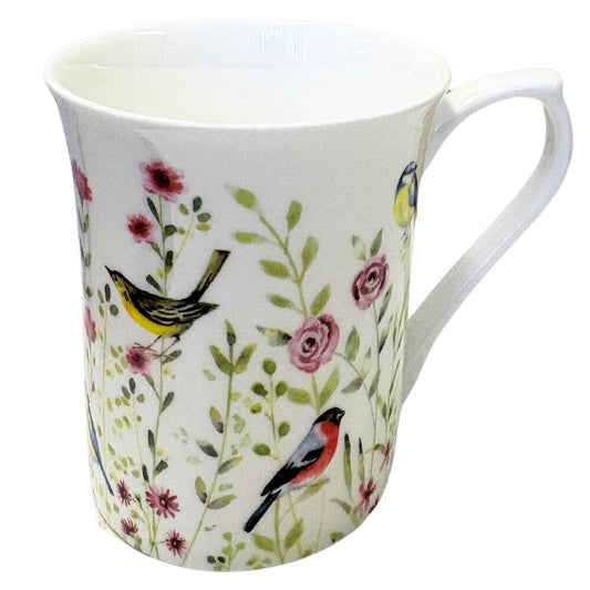 Queens Aquarelle Mugs Birds Asst