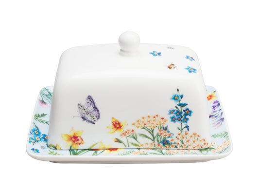 Fluttering Meadow Butter Dish