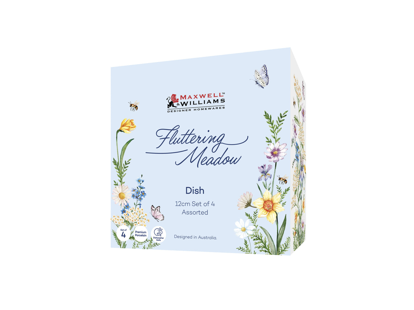 Fluttering Meadow Dish s/4