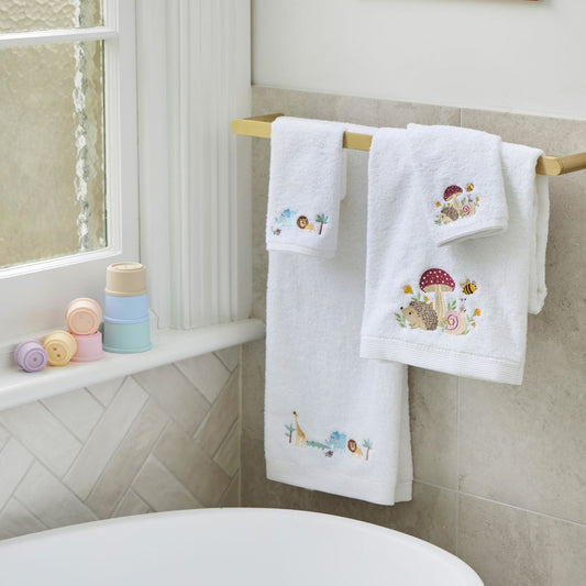 Baby Towel & Washer Set - Mushroom Meadow